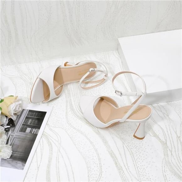 High Heels for Women White - Picture 2 of 7